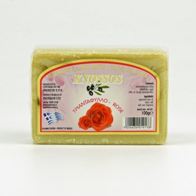 Knossos přírodní olivové mýdlo Růže 100 g