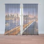 Sablio Záclony Most v New Yorku: 2ks 150x250cm – Hledejceny.cz
