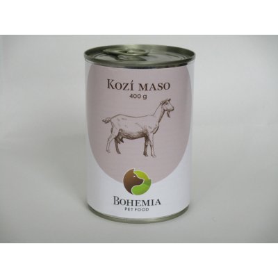 Bohemia Pet Food kozí maso ve vlastní šťávě 400 g – Hledejceny.cz