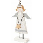 DECOLED Dekorace, anděl, 11,5 x 4 x 23 cm – Sleviste.cz