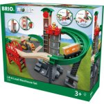 Brio World 33887 Sada Sklad se zvedacím a nakládacím zařízením – Zboží Dáma