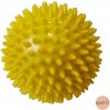 Masážní pomůcka Acra masážní ježek 7,5 cm žlutý