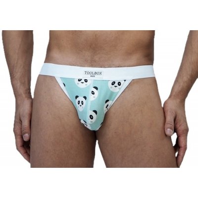 Mario & Nosimtrenky Originální český Jockstrap modrá panda Barevný mix – Zboží Mobilmania