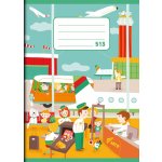 JUNIOR papír Sešit A5 linkovaný 513 – Zboží Mobilmania