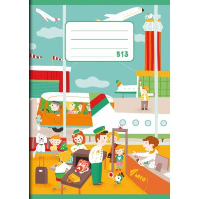 JUNIOR papír Sešit A5 linkovaný 513 – Zboží Mobilmania