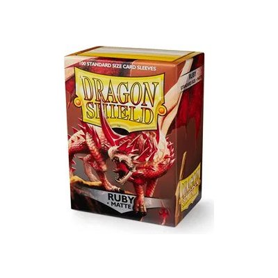Dragon Shield 100ks Matte Ruby – Zboží Živě