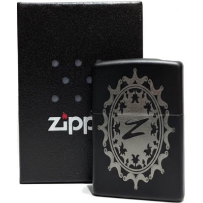 Zippo schwarz Media Chrome "Z Monogram – Hledejceny.cz