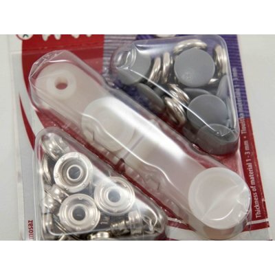 Auto-Moto druky - světle šedá - průměr 1,5 cm - 10 ks – Hledejceny.cz