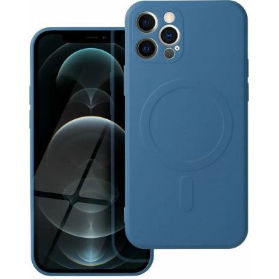 Pouzdro Jekod Silicone Mag Cover Apple iPhone 12 Pro modré