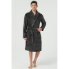 Pánský župan Howick Fleece Dressing Gown charcoal