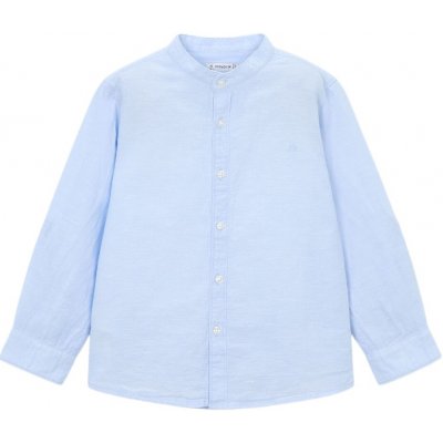 Mayoral chlapecká košile DR s mandarinským límečkem světle modrá – Zboží Dáma