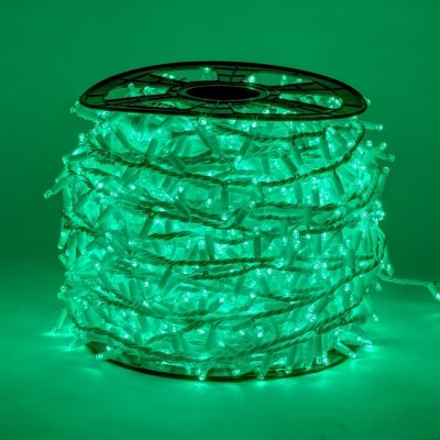 decoLED LED světelný řetěz 100m 2000 zelených diod bílý kabel – Hledejceny.cz