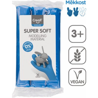 Creall Super soft Modelovací hmota 500 g modrá – Zboží Mobilmania