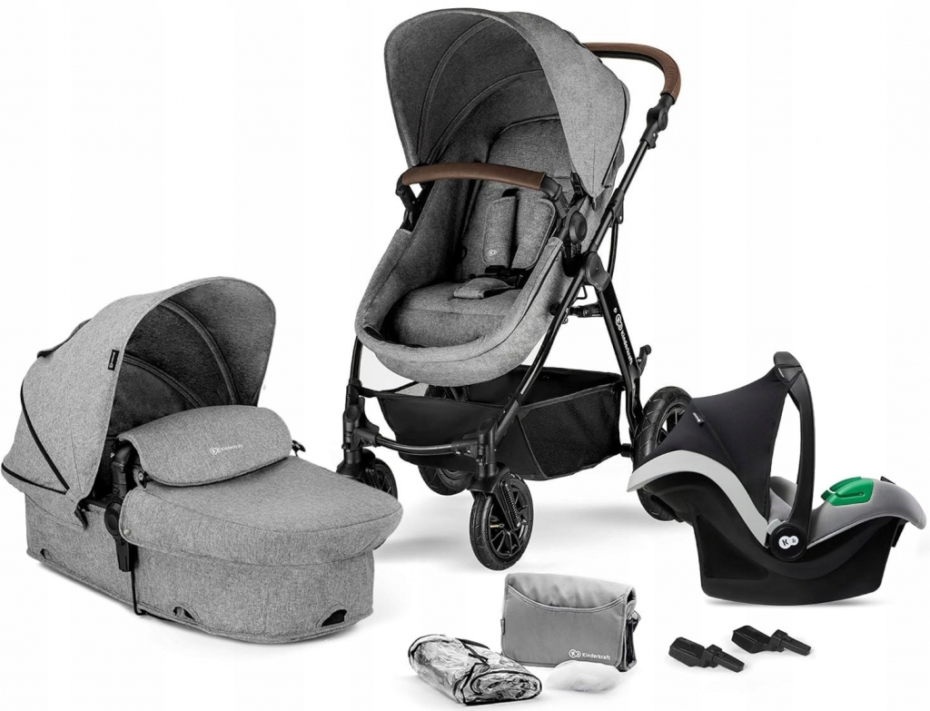 Kinderkraft 3in1 MOOV Grey melange 2020