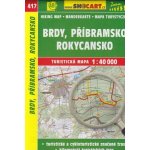 Brdy Příbramsko Rokycansko mapa 1:40 000 č. 417 – Zboží Dáma