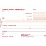 Baloušek Tisk PT060 universální příjmový, výdajový pokladní doklad, A6 ,samopropisovací – Zboží Mobilmania