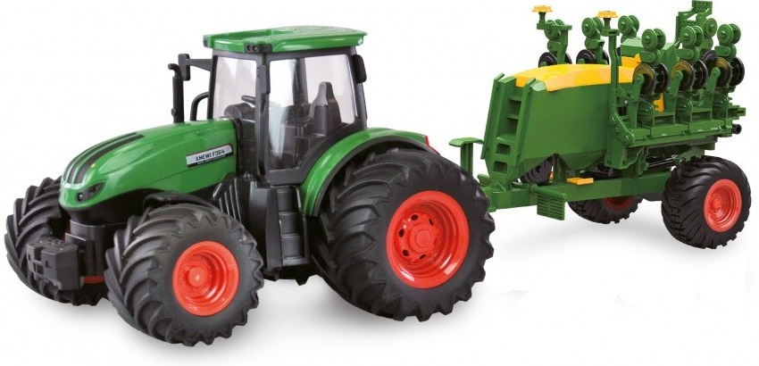 Amewi RC Traktor 2,4 Ghz se sečkou světla zvuk RTR sada 1:24