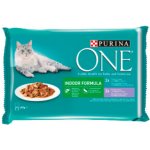 Purina ONE Indoor Formula tuňák telecí 4 x 85 g – Zbozi.Blesk.cz