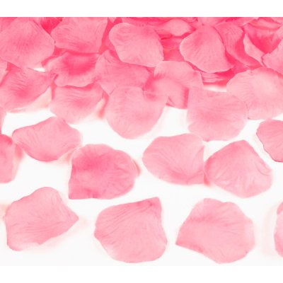 OKVĚTNÍ LÍSTKY RŮŽÍ textilní sv.růžové 500ks – Zboží Mobilmania