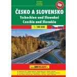 Česko a Slovensko 1:200 000 / autoatlas (A5, spirála) – Zboží Dáma