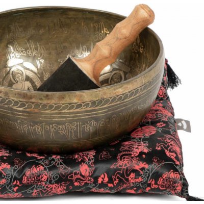 BODHI Tibetská zpívající mísa 5 BUDDHAS 2600 g Ø 28 cm – Zboží Dáma