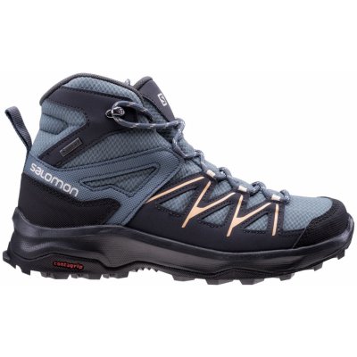 Salomon dámské vysoké daintree mid gtx w stowea/ebony/al L41678500 modrý – Zbozi.Blesk.cz