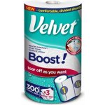 Velvet Boost třívrstvé papírové ručníky 150 útržků 1 role – Zboží Dáma Velvet Boost třívrstvé papírové ručníky 150 útržků 1 role – Zboží Dáma
