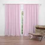 Sablio Závěs Bledě růžová: 2ks 140x250cm – Zboží Mobilmania