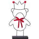 Vánoční svítící LED figurka Medvěd 36 cm, H&L – Hledejceny.cz