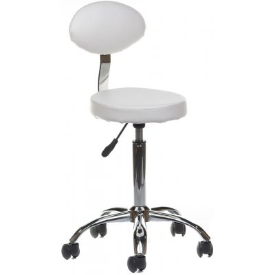 Beauty System kosmetický taburet s opěrkou BH-7289 bílý – Hledejceny.cz