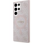 Guess PU Leather 4G Colored Ring MagSafe Samsung Galaxy S24 Ultra Pink – Sleviste.cz