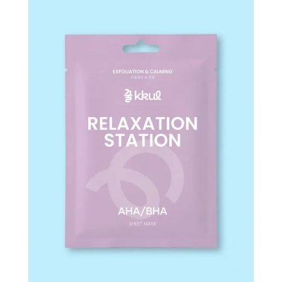 kkul Pleťová maska s AHA a BHA kyselinami Relaxation Station AHA/BHA Sheet Mask - 25 ml – Hledejceny.cz
