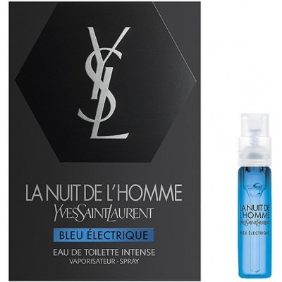 Yves Saint Laurent La Nuit de L´Homme Bleu Électrique intense toaletní voda pánská 1,2 ml vzorek – Zbozi.Blesk.cz