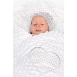New Baby Luxusní Zavinovačka z Minky bílá – Zboží Dáma