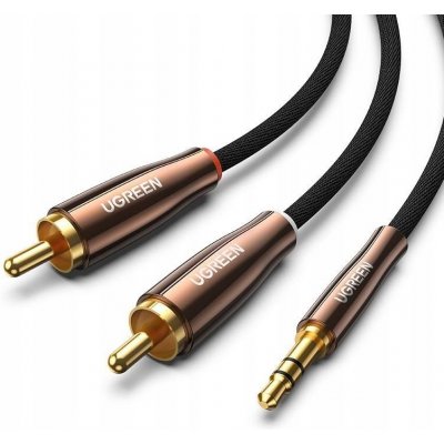 UGREEN AV170 2x RCA kabel (Cinch) jack 3,5 mm, 2 m (černý) – Zbozi.Blesk.cz