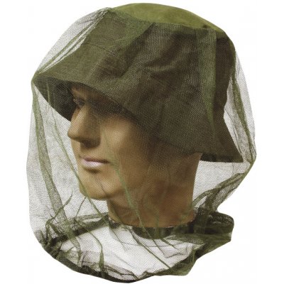 MIL-COM moskytiéra síť na hlavu oliv – Sleviste.cz