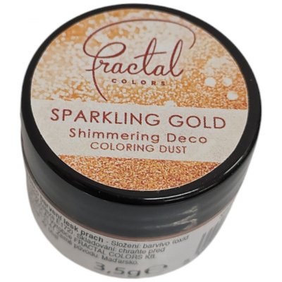Fractal Jedlá prachová perleťová barva (Sparkling Gold) 3,5 g – Zboží Dáma