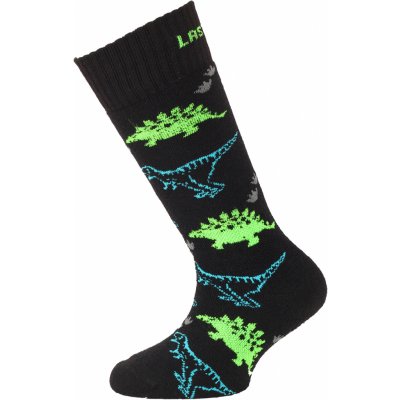 Lasting dětské merino lyžařské ponožky SJD černé – Zboží Dáma