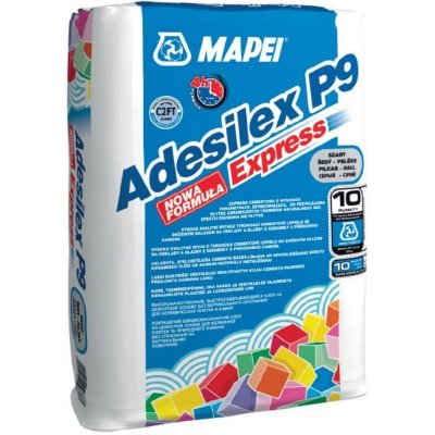 MAPEI ADESILEX P9 EXPRES Cementové lepidlo na obklady a dlažby 25 kg bílé