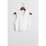 Gant Slim Pique Top White – Zboží Dáma