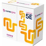 Conexpro O5EFTP FTP, venkovní, CAT5e, PE, 24 AWG, 305m, černý – Zboží Živě