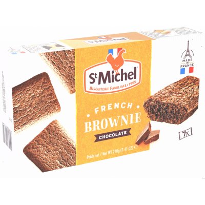 St Michel Brownies s čokoládou 7 ks 210 g – Zbozi.Blesk.cz