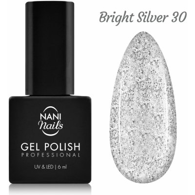 NANI gel lak Bright Silver 6 ml – Zboží Dáma