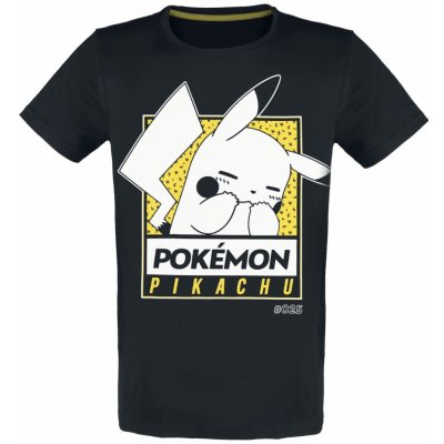 Pokémon Pikachu černá tričko