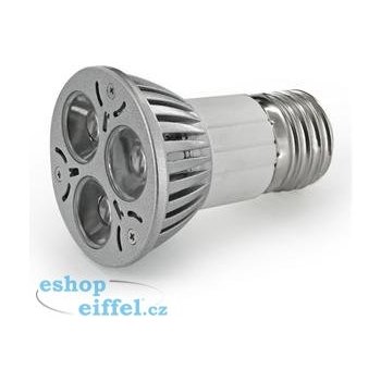 Whitenergy Power LED reflektorová 3xLED E27 3W teplá bílá