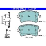 ATE 13.0470-2747.2 Sada brzdových destiček, kotoučová brzda (13.0470-2747.2) | Zboží Auto