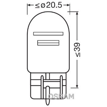 Osram 7515-02B W21/5W W3x16q 12V 21/5W 2 ks