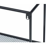 DekorStyle Závěsná police LOFT 50 cm černá – Zboží Dáma