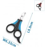 Nobleza Nůžky na stříhání drápků Barva: Modrá 9,9 cm – Sleviste.cz