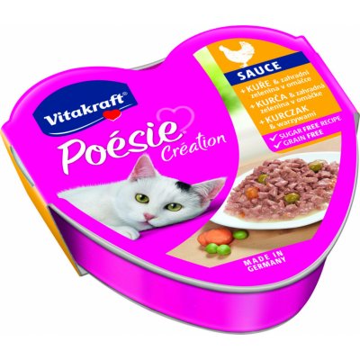 Vitakraft Cat Poésie šťáva kuře & zel. 85 g – Zboží Mobilmania